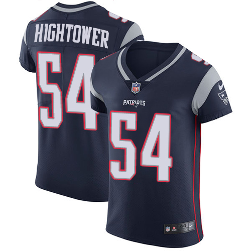 Nike Patriots #54 Dont'a Hightower Navy Blue Team Color Men's Stitched NFL Vapor Untouchable Elite Jersey